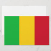 Vlag van Mali Briefpapier (Voorkant / Achterkant)