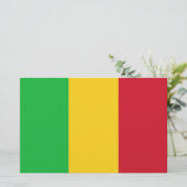 Vlag van Mali Briefpapier (Staand voorkant)