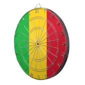 Vlag van Mali Dartbord (Voorkant Rechts)
