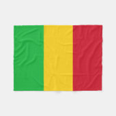 Vlag van Mali Fleece Deken (Voorkant (Horizontaal))