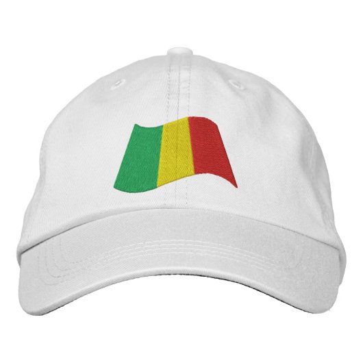 Vlag van Mali Geborduurde Pet (Voorkant)