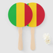 Vlag van Mali Handwaaier (Voorkant en achterkant)