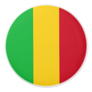 Vlag van Mali Keramische Knop