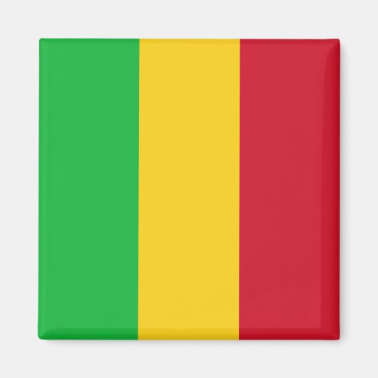 Vlag van Mali Magneet (Voorkant)