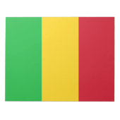 Vlag van Mali Notitieblok (Voorkant)