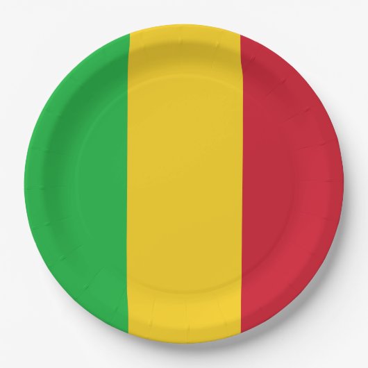 Vlag van Mali Papieren Bordje (Voorkant)