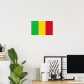Vlag van Mali Poster (Thuiskantoor)