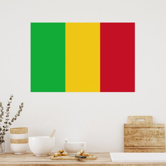 Vlag van Mali Poster (Keuken)