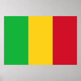 Vlag van Mali Poster