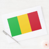 Vlag van Mali Rechthoekige Sticker (Envelop)