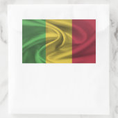 Vlag van Mali Rechthoekige Sticker (Tas)