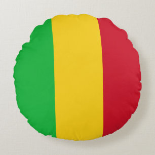 Vlag van Mali Rond Kussen