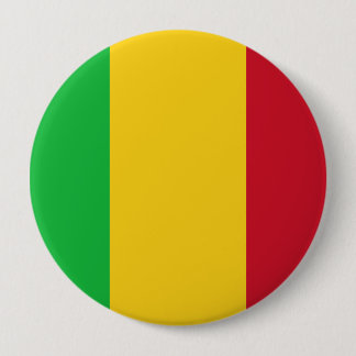 Vlag van Mali Ronde Button 4,0 Cm
