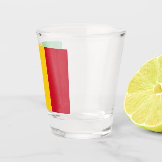 Vlag van Mali Shot Glas (Rechts)