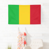 Vlag van Mali Spandoek (Insitu)