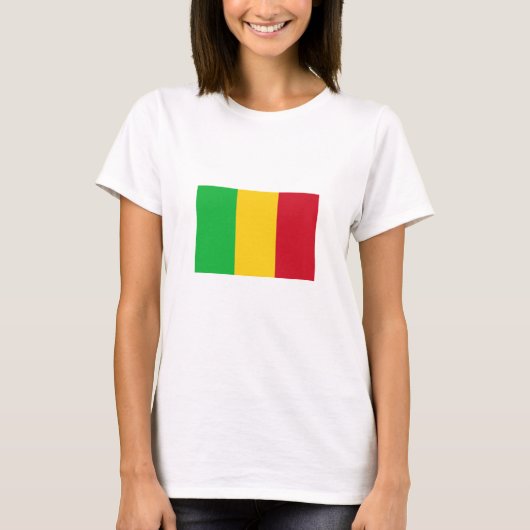 Vlag van Mali T-shirt (Voorkant)