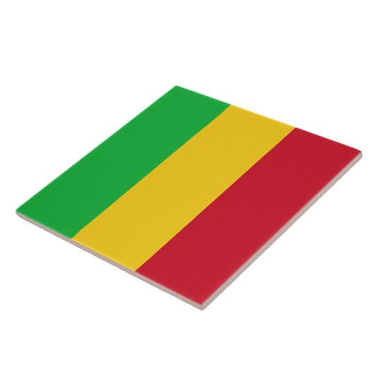 Vlag van Mali Tegeltje (Zijkant)
