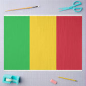 Vlag van Mali Tissuepapier (Craft)