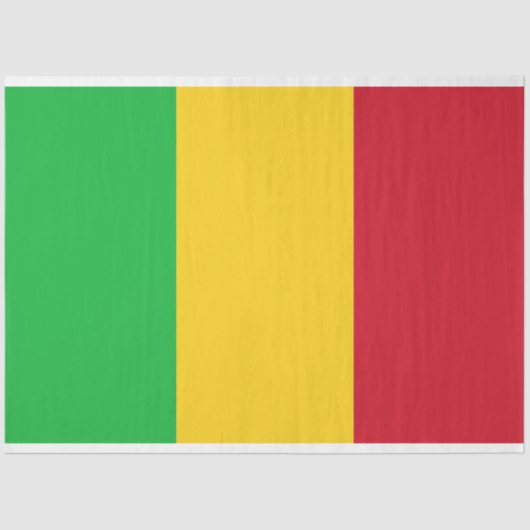 Vlag van Mali Tissuepapier (Voorkant)
