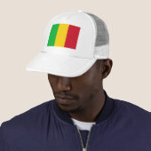 Vlag van Mali Trucker Pet (In situ)