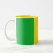 Vlag van Mali Tweekleurige Koffiemok (Links)