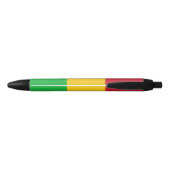 Vlag van Mali Zwarte Inkt Pen (Achterkant)