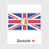 Vlag van Malta (1875-1898) Sticker (Vel)