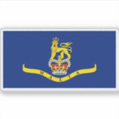 Vlag van Malta (1964-1974) Sticker (Voorkant)