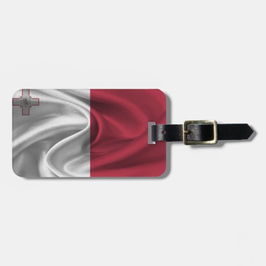 Vlag van Malta Bagagelabel (Voorkant horizontaal)