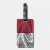 Vlag van Malta Bagagelabel (Achterkant verticaal)