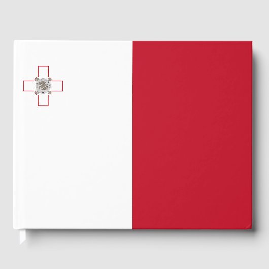 Vlag van Malta Gastenboek (Voorkant)