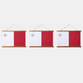 Vlag van Malta Hangend Wandkleed (Driedubbel)