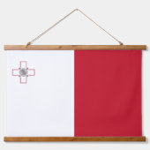Vlag van Malta Hangend Wandkleed (Voorkant 2)