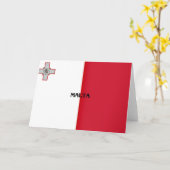 Vlag van Malta Kaart (Gele Bloem)