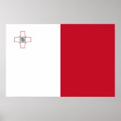 Vlag van Malta Poster (Voorkant)