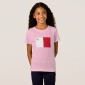 Vlag van Malta T-shirt (Voorkant volledig)
