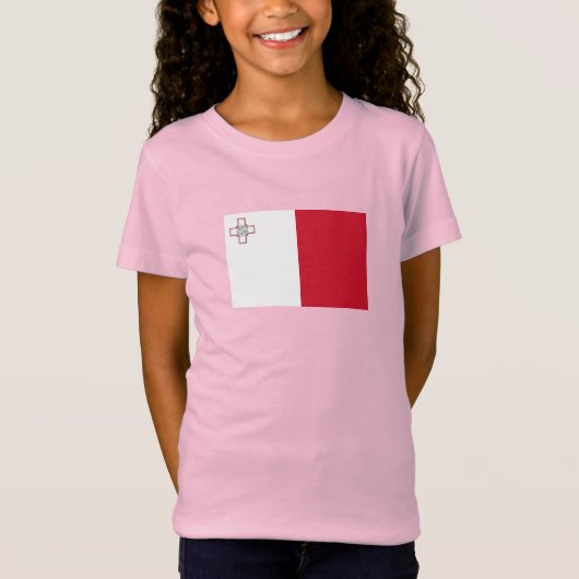Vlag van Malta T-shirt (Voorkant)