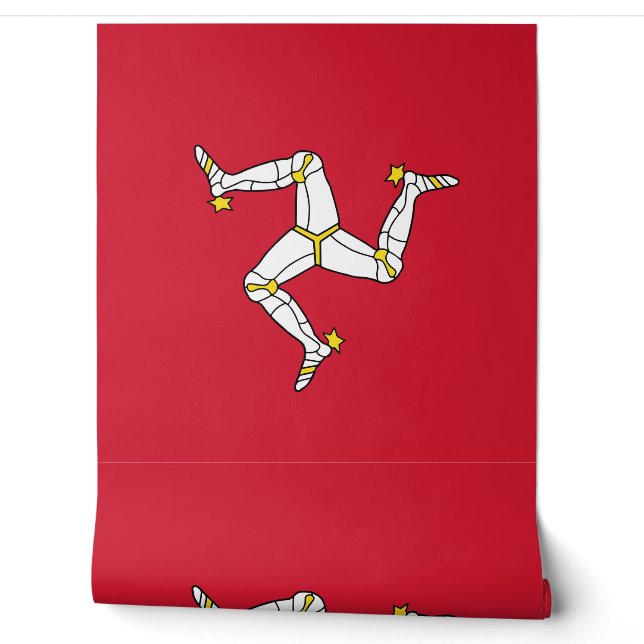 Vlag van Man Behang (Afrollen)
