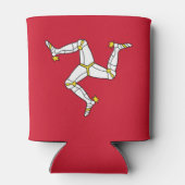 Vlag van Man Blikjeskoeler (Achterkant)