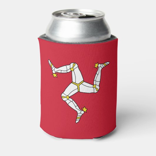 Vlag van Man Blikjeskoeler (Blikje Achterkant)