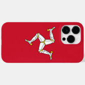 Vlag van Man Case-Mate iPhone Case (Achterkant (horizontaal))