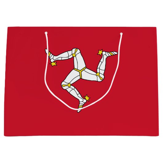 Vlag van Man Groot Cadeauzakje (Voorkant)