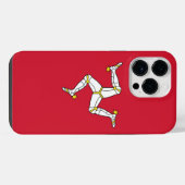 Vlag van Man iPhone Hoesje (Achterkant horizontaal)