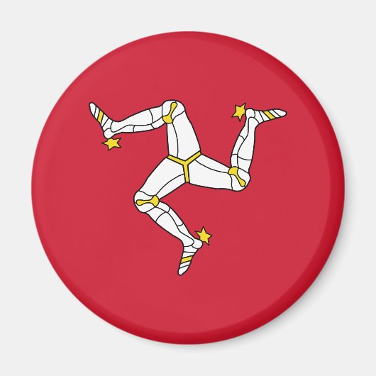 Vlag van Man Magneet (Voorkant)