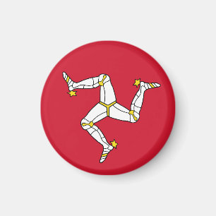 Vlag van Man Magneet