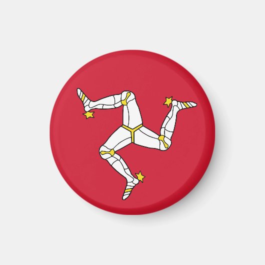 Vlag van Man Magneet (Voorkant)