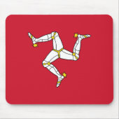 Vlag van Man Muismat (Voorkant)