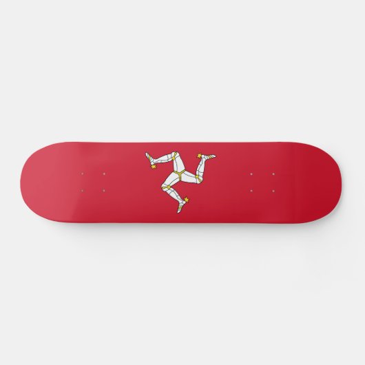 Vlag van Man Persoonlijk Skateboard (Horizontaal)