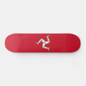 Vlag van Man Persoonlijk Skateboard (Horizontaal)
