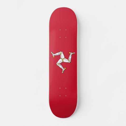 Vlag van Man Persoonlijk Skateboard (Voorkant)